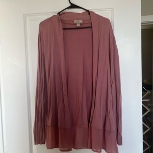 LOFT Cardigan in Blush - XL